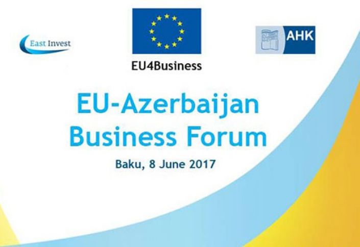 Bakıda Azərbaycan-Avropa İttifaqı biznes forumu keçiriləcək