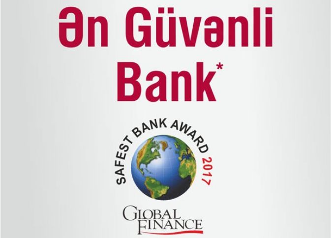 Azərbaycan bankı “Ən Güvənli Bank” adına layiq görüldü