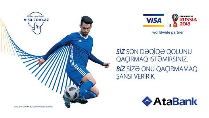 AtaBank-ın Visa plastik kart sahiblərinə əla fürsət