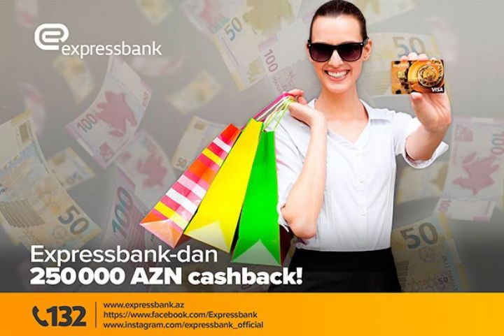 Expressbank-dan 250 000 manatlıq cashback!