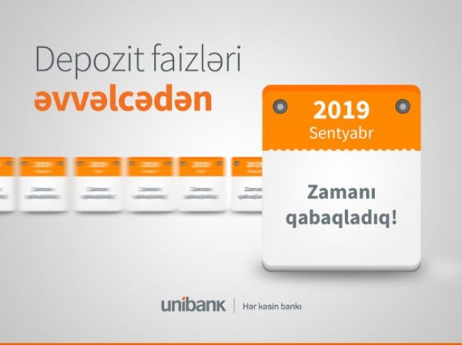 "Unibank"dan yeni depozit növü!
