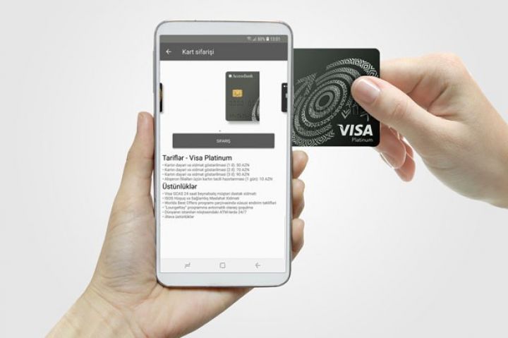 "myAccess"də daha bir yenilik - Ödəniş kartınızı 1 kliklə sifariş edin 