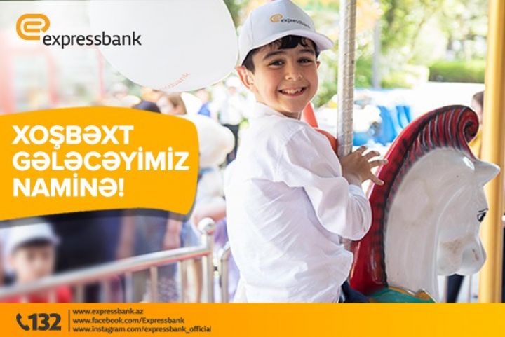 Expressbank uşaqlara Ramazan bayramı sevinci yaşatdı