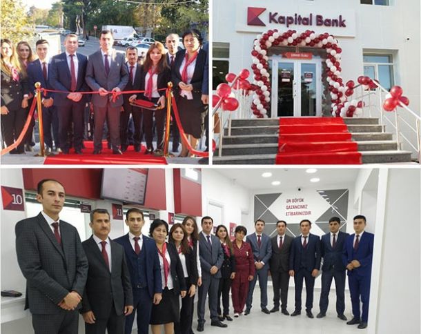 "Kapital Bank" yenilənən filialını istifadəyə verdi