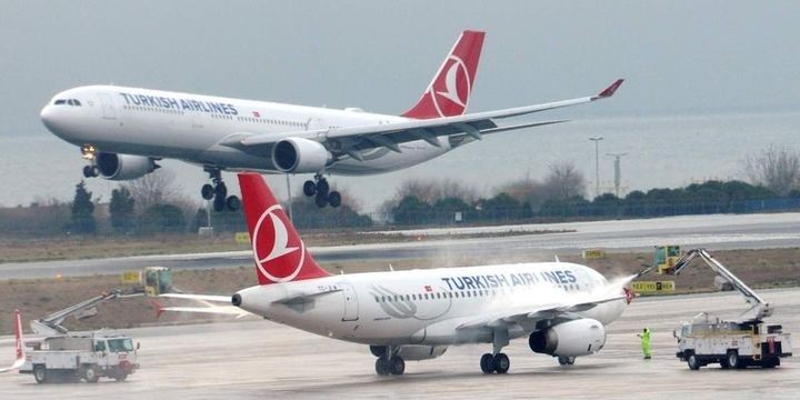 Türk Hava Yollarından istifadə edən sərnişinlərin sayı azalıb