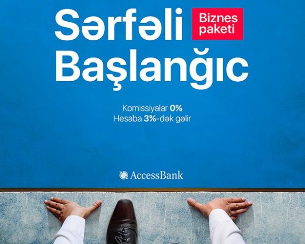 "AccessBank"dan sahibkarlar üçün "Sərfəli başlanğıc" biznes paketi