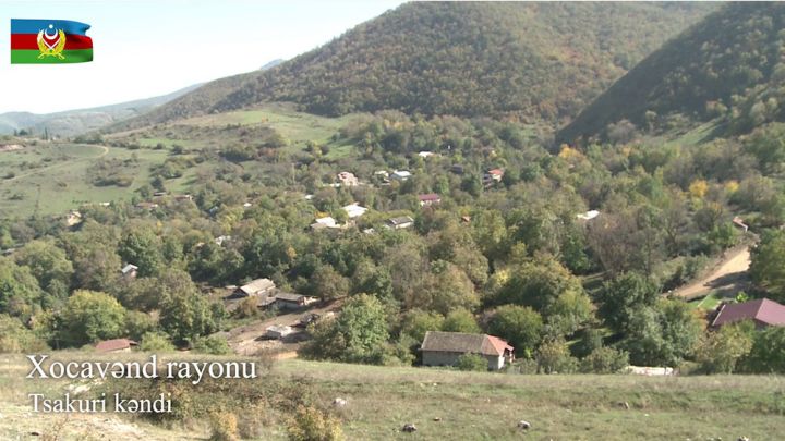 İşğaldan azad olunan Tsakuri kəndi - VİDEO