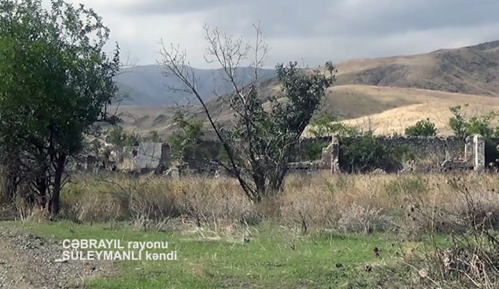 İşğaldan azad olunmuş daha bir kəndin videogörüntüsü
