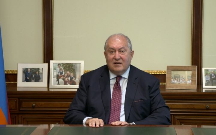 Ermənistan prezidenti Brüsselə gedib
