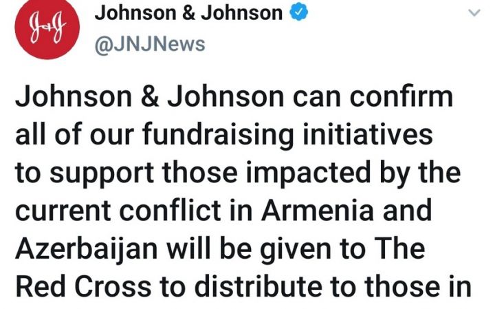 Azərbaycan xalqı “Johnson & Johnson” şirkətinə səhvini düzəltdirdi
