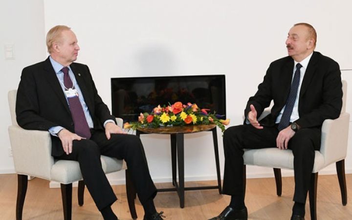 Azərbaycan Prezidenti  BP-nin baş icraçı direktoru ilə görüşdü