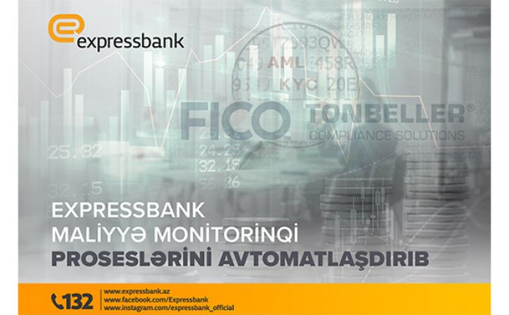 Expressbank maliyyə monitorinqi proseslərini avtomatlaşdırıb