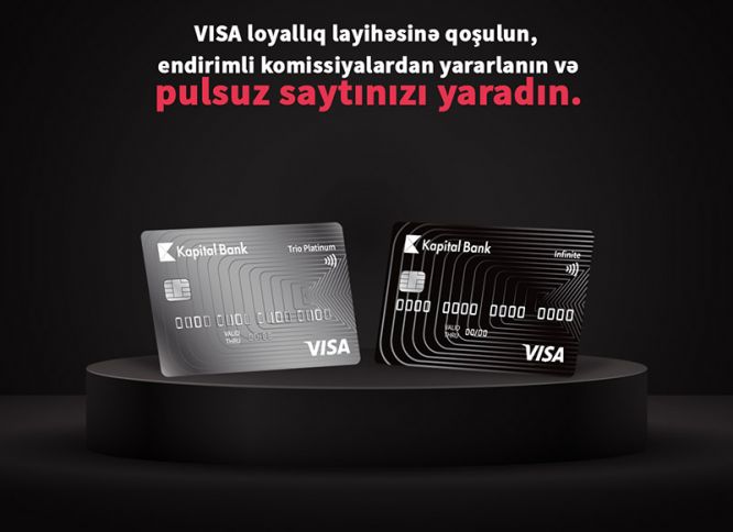 Kapital Bank Visa kartlarına endirim verən partnyorlara əlverişli imkanlar təqdim edir