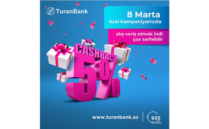 TuranBank kartları ilə alış-veriş etmək daha çox qazanc gətirəcək
