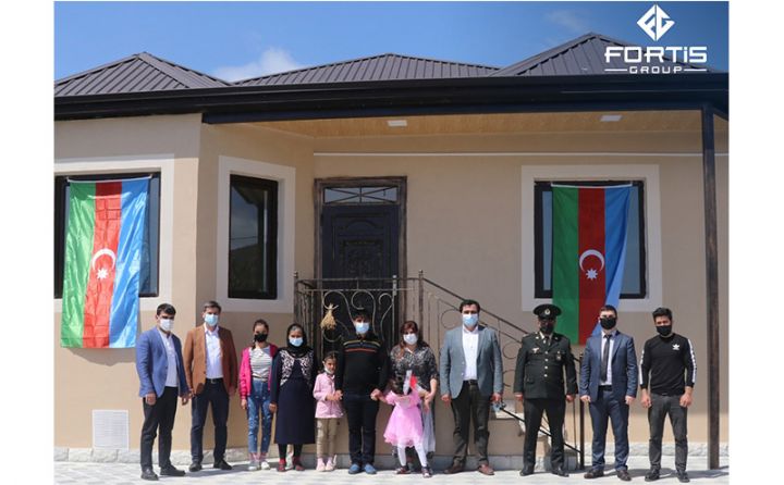 "Fortis Group" şirkəti 2-ci Qarabağ müharibəsi iştirakçısına yeni - MƏNZİL HƏDİYYƏ ETDİ