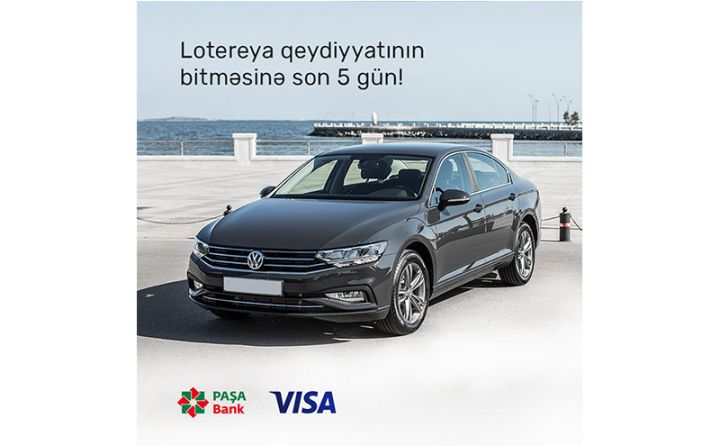 “Volkswagen Passat” üçün lotereyaya qeydiyyat davam edir!