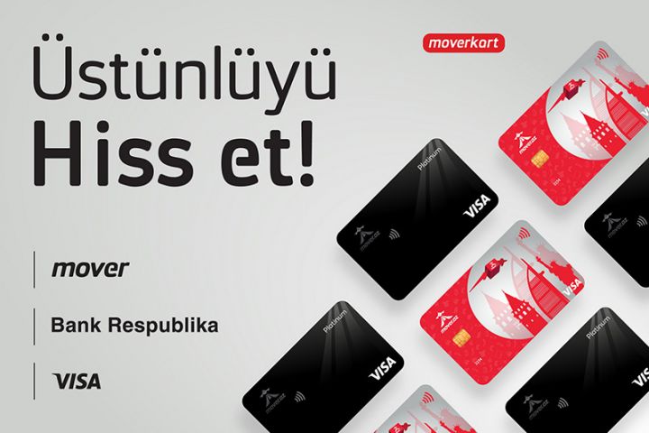 Mover “Bank Respublika”nın dəstəyilə yeni kartları təqdim etdi