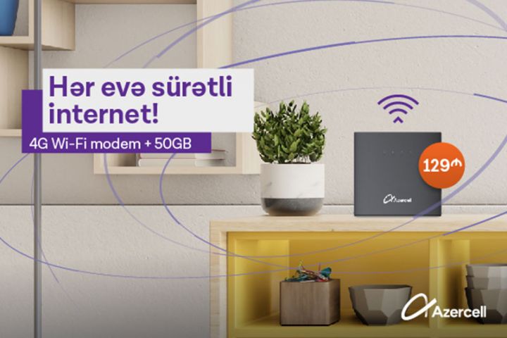 Azercell-dən yeni Wi-Fi kampaniyası!