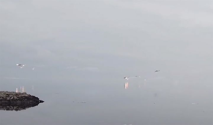 Rusiyaya məxsus 2 helikopter Kiyev yaxınlığında vuruldu - VİDEO