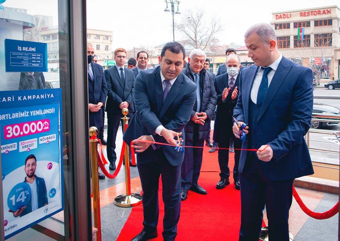 Azərbaycanın aparıcı banklarından biri Bakıda yeni filialını açdı
