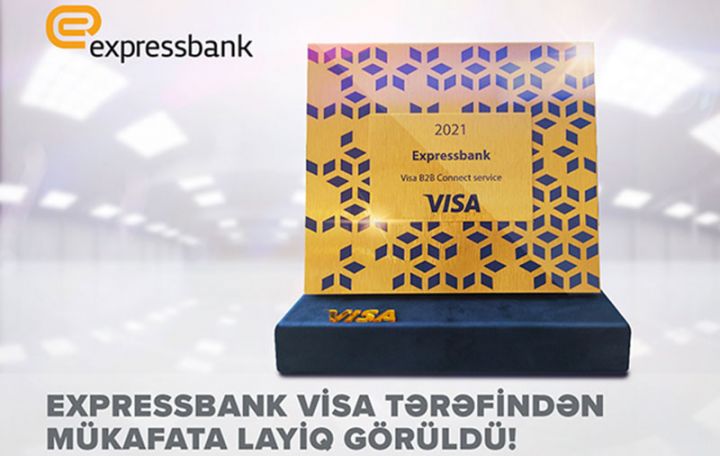 Expressbank VISA tərəfindən mükafatlandırıldı!