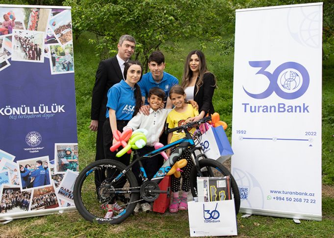 TuranBank “ASAN Məktub”la birgə uşaqların arzularını gerçəkləşdirib