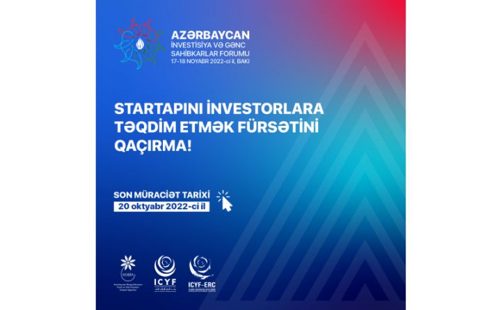 Azərbaycan startapları layihələrini investorlara təqdim edə biləcək