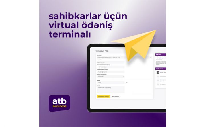 Azər Türk Bankdan sahibkarlara müasir E-POS