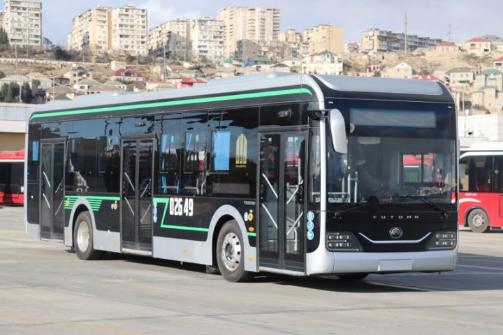 Bakıya növbəti elektrik mühərrikli avtobus gətirildi
