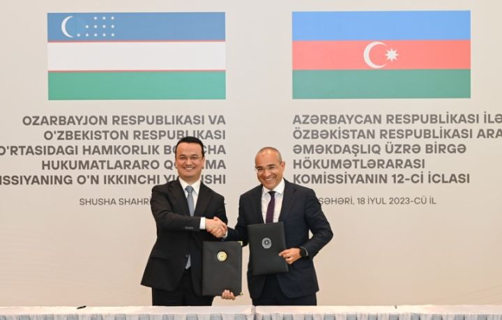 Azərbaycan-Özbəkistan İnvestisiya Şirkətinin yaradılması haqqında saziş imzalandı