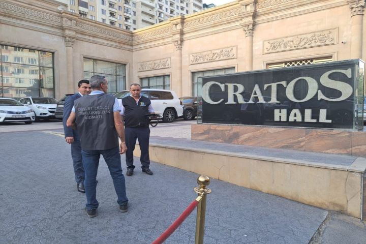 "Cratos Hall" restoranının rəhbəri cərimələndi