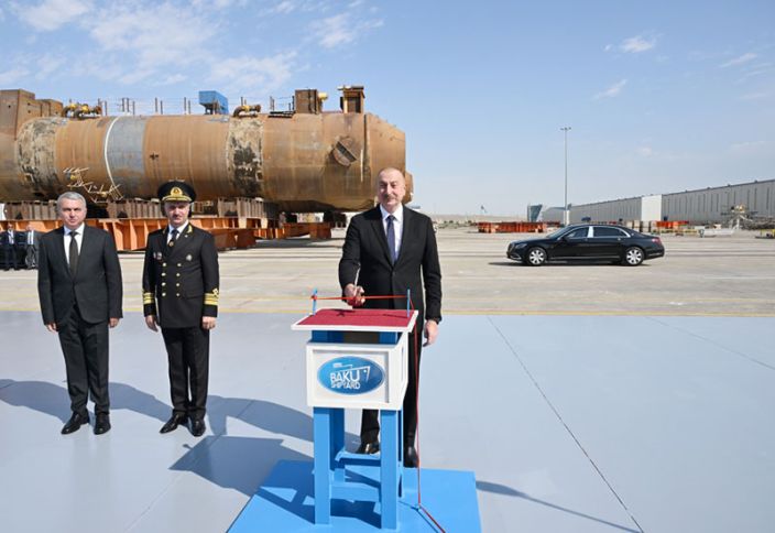 Bakıda inşa olunan “Zəngilan” tankeri ististismara verildi - FOTOLAR