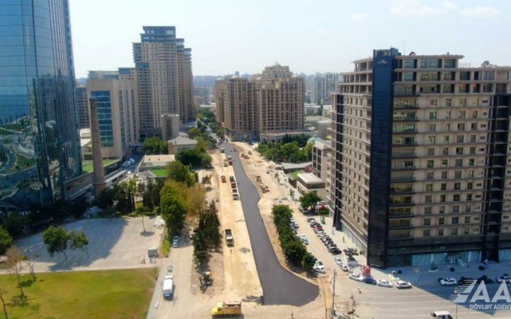 "Cavanşir" körpüsünün yerində asfaltlanma işlərinə başlanılıb - VİDEO
