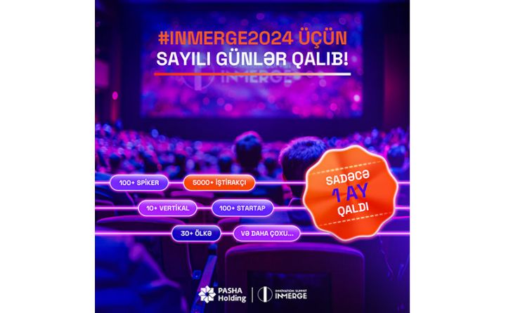 “INMerge” Innovasiya Sammitına 1 ay qaldı!