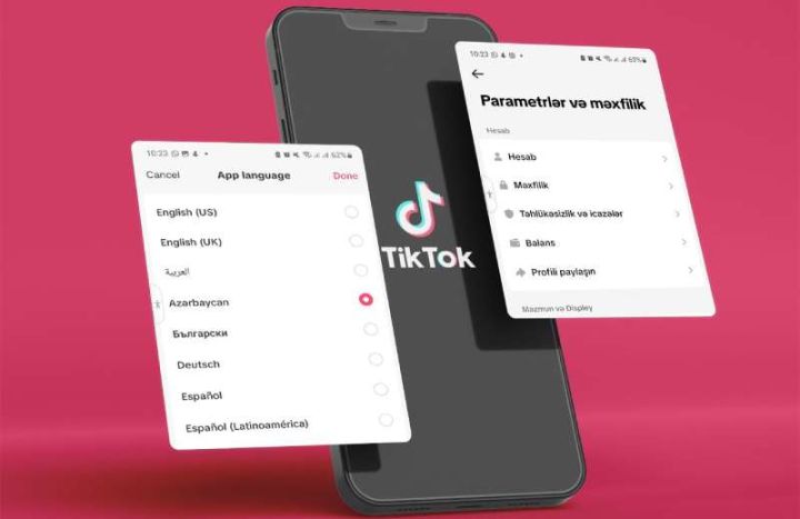 TikTok tətbiqi Azərbaycan dilində də istifadəyə verilib