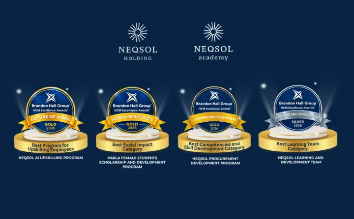 NEQSOL Holding dörd Brandon Hall Group Mükəmməllik Mükafatına layiq görülüb ®