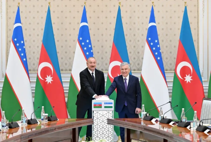 Azərbaycan və Özbəkistan prezidentlərinin iştirakı ilə “ABB Davr” Bank layihəsinin açılışı oldu!