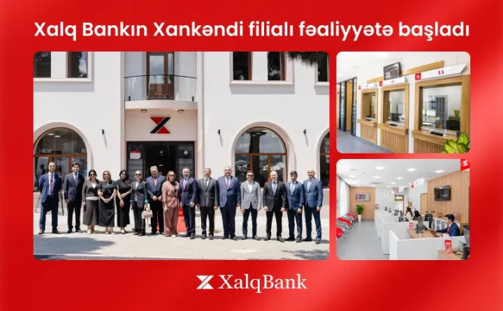 Xalq Bankın Xankəndi filialı fəaliyyətə başladı