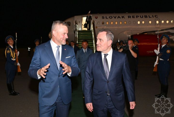 Slovakiya Prezidenti Azərbaycana rəsmi səfərə gəlib