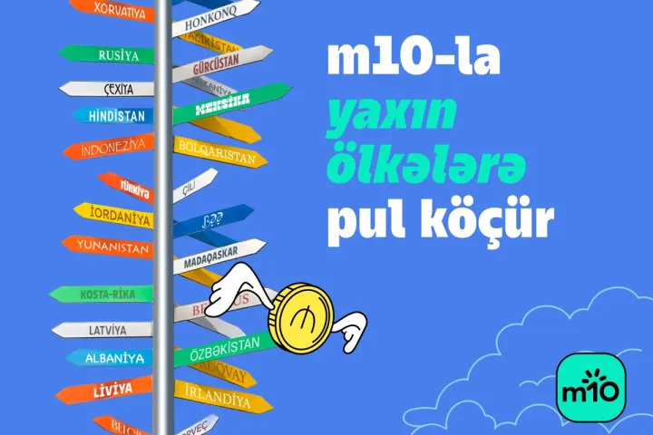 140-dan çox ölkəyə anında beynəlxalq pul köçürmələri - KOMİSSİYASIZ