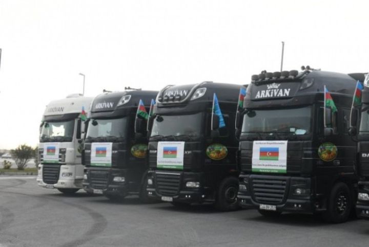 Azərbaycandan İrana növbəti humanitar yardım yola salınır