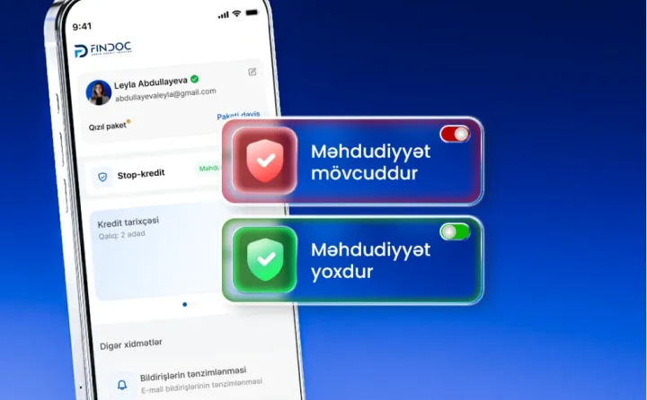 Azərbaycanda “Stop-Kredit” istifadəyə verilib