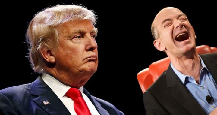 Trumpın "tweet"i Amazon-un bazar dəyərini 6 milyard dollar azaldıb