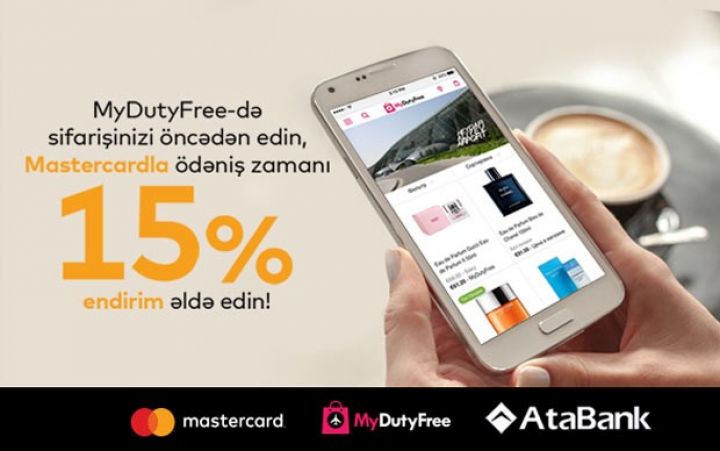 AtaBank Mastercard sahiblərinə 15% endirim təklif edir!