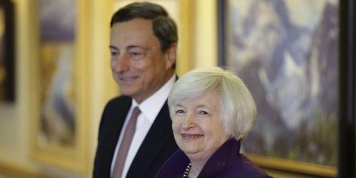 Gözlər Yellen və Draghinin çıxışlarında