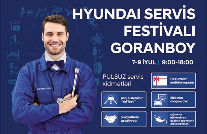 “Hyundai Azərbaycan”dan növbəti servis festivalı!