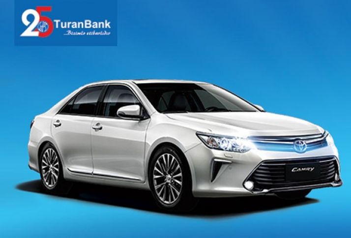 TuranBank-dan əmanət üçün “Toyota Camry” 