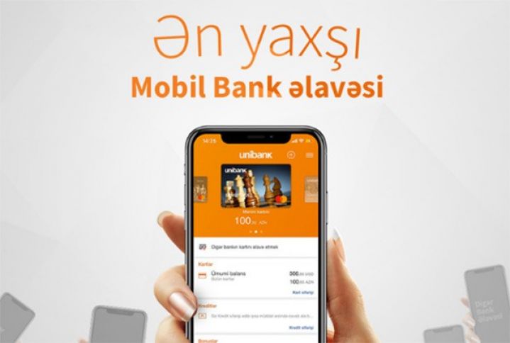 Əhalinin ən çox istifadə etdiyi mobil əlavə Unibank Mobile-dır