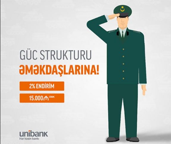 Unibankdan güc strukturu işçilərinə hədiyyə
