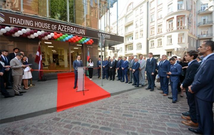 Latviyada “Azərbaycan Ticarət Evi” açıldı